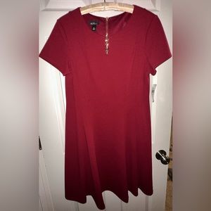 Alyx Burgundy asymmetrical dress